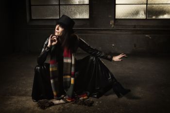 Scarf On Concrete